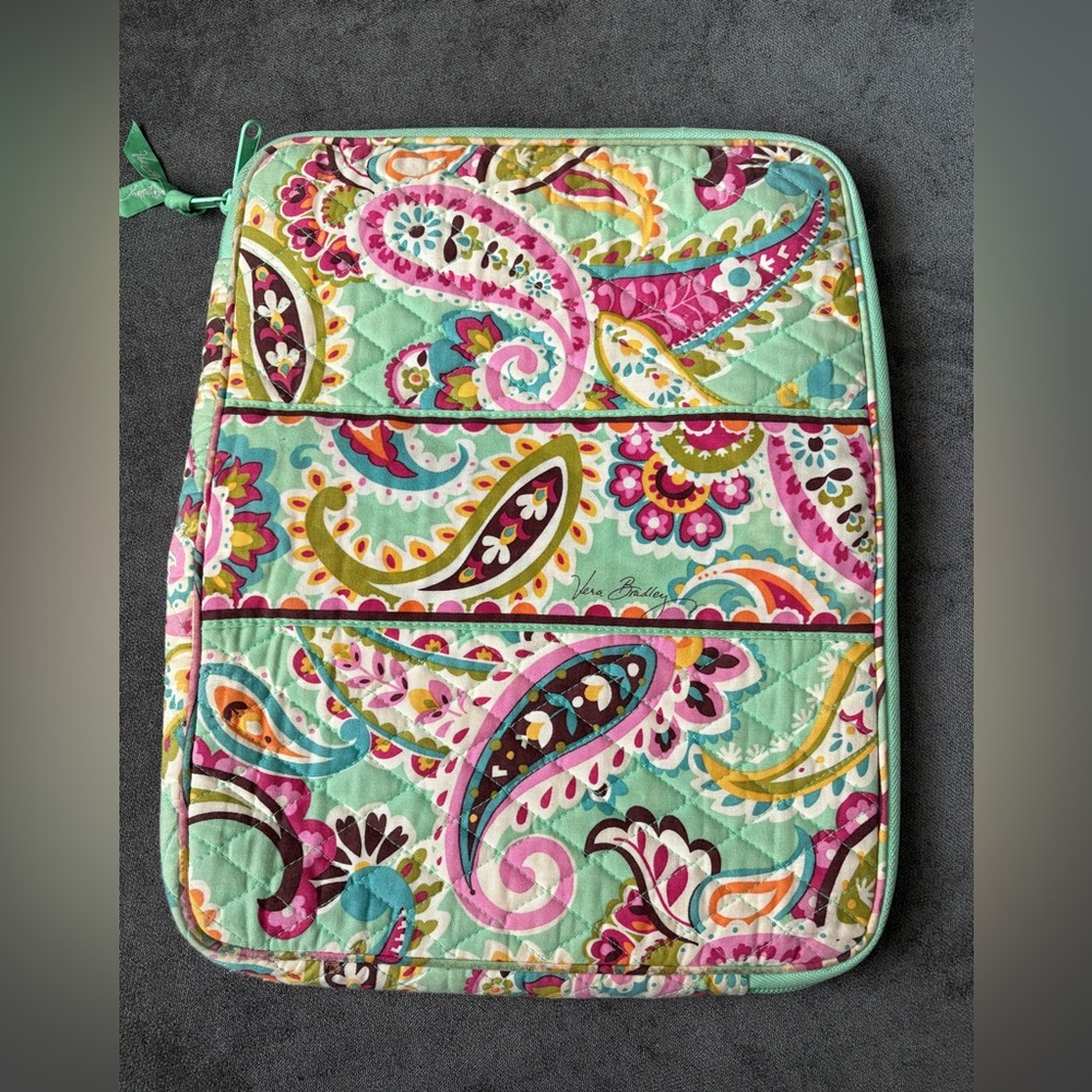 Vera Bradley Floral Quilted Laptop Case
